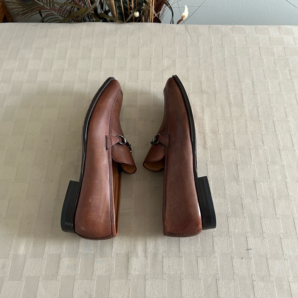 Mezlan Tours Calfskin Leather Horsebit Loafers - Picture 8 of 12